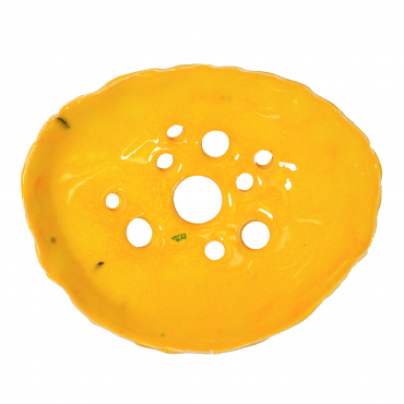 Mydelniczka Ceramiczna żółta Dotyk Kreacji