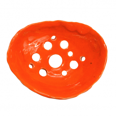 Mydelniczka Ceramiczna Pomarańczowa - Dotyk Kreacji